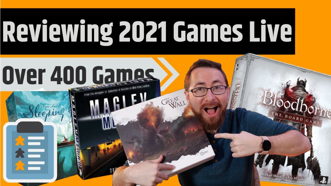 Reviewing 2021 Board Games - What I Played, Skipped & Am Still Getting To
