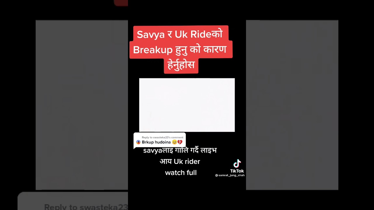 THE REAL REASON BEHIND SAVYA KC AND UK07 RIDER BREAK UP DETAILS