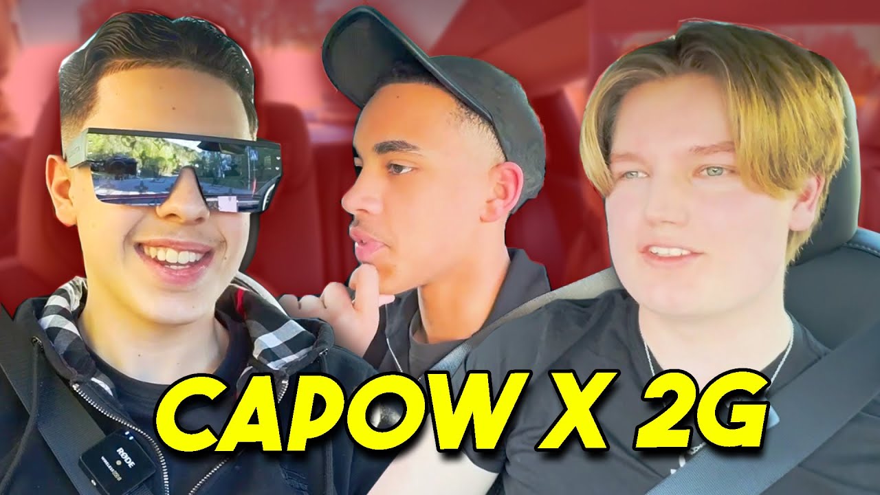 Capow x 2G om Jenter, Studio med ADAAM & Russe musikk / Herman