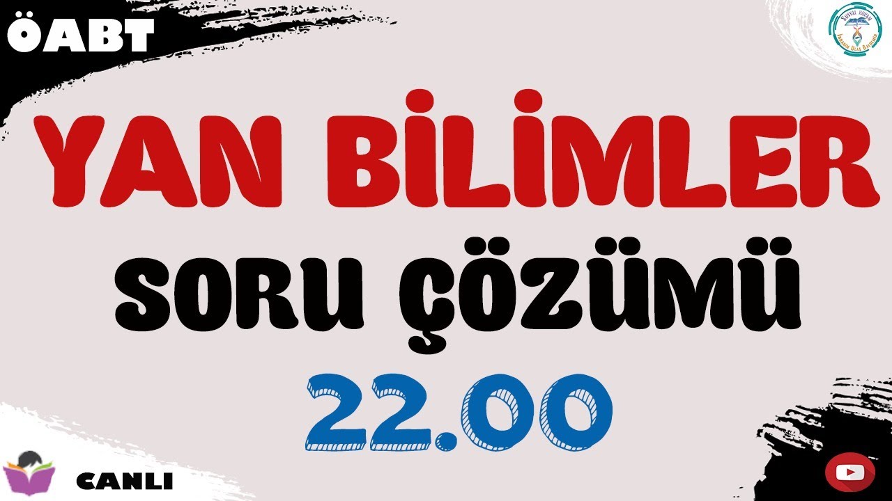 Yan Bilimler Karma Soru Çözümü - Sosyal Bilgiler ÖABT 2022