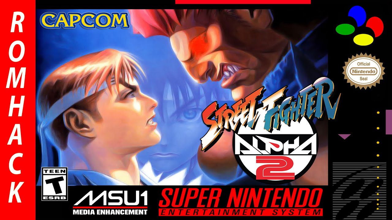⬇️🎮Street Fighter Alpha 2 MSU-1 Snes Soundtrack version Gold Edition