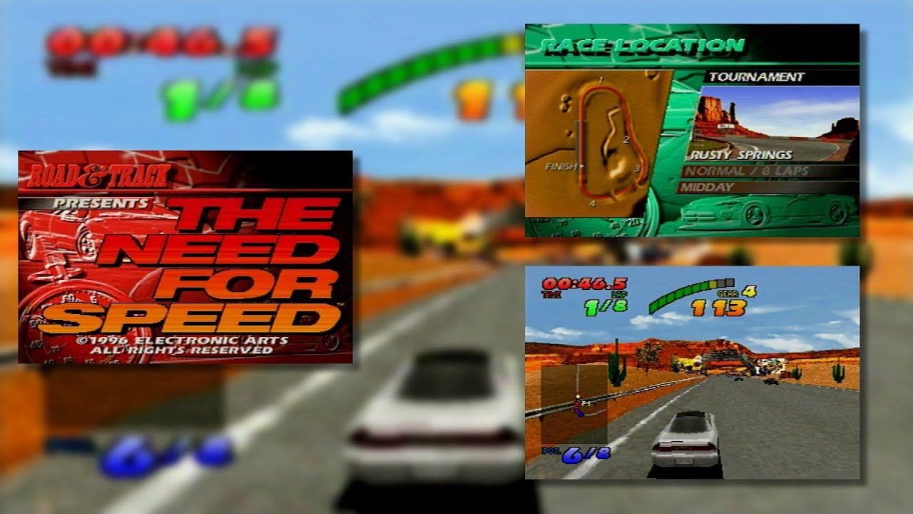 The Need For Speed (Sega Saturn, 1996) - (6) Rusty Springs