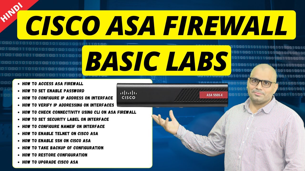Cisco ASA Firewall Basic Configurations in Hindi