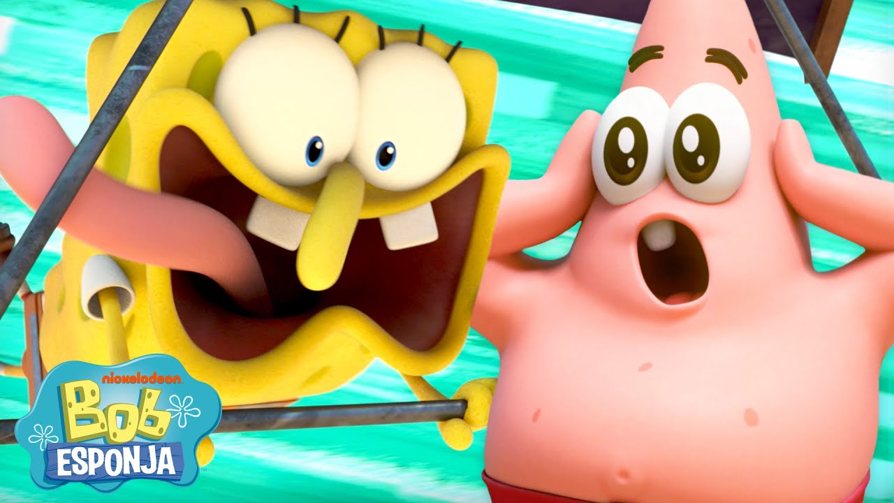 Kamp Koral | SpongeBob Quebrando as Regras por 60 Minutos Seguidos 😜 | Bob Esponja em Português