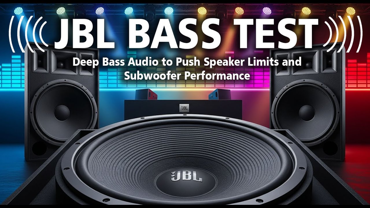 EXTREME JBL BASS TEST 🔥 Deep Bass Audio to Push Speaker Limits and Subwoofer Performance