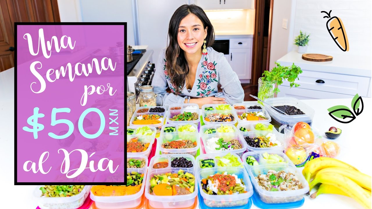 UNA SEMANA COMIENDO POR 50 PESOS (Vegano+Facil)