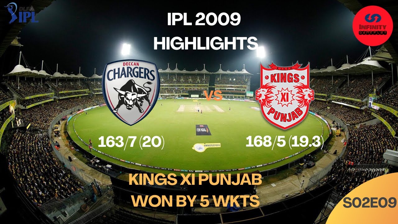 S02E09 | IPL 2009 | Deccan Chargers vs Kings XI Punjab | Highlights | #DCHvsKXIP