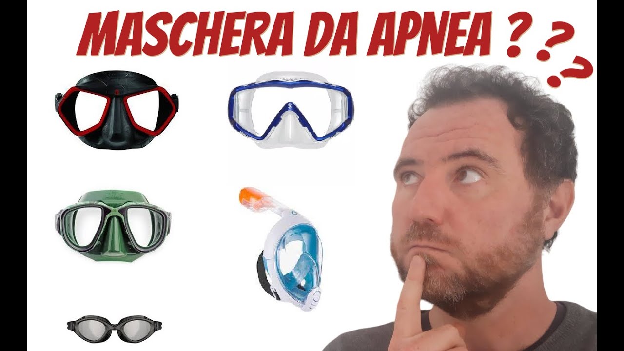 Come sceglire la maschera giusta per l'apnea subacquea - spiegazione tecnica e consigli pratici
