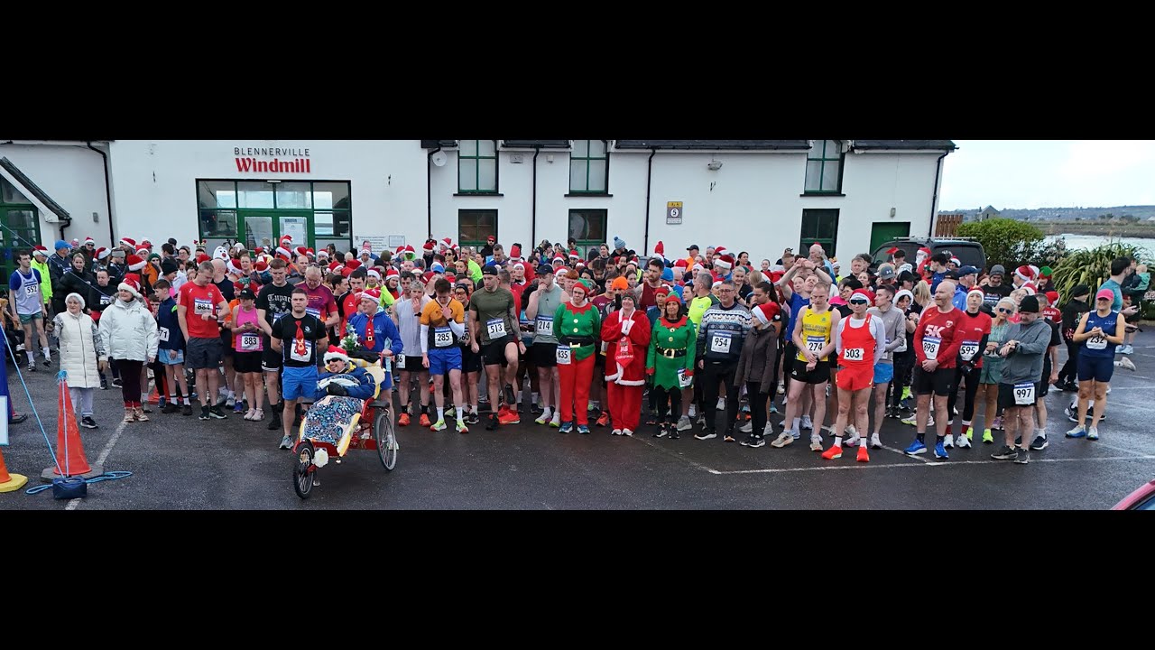 (2025)...Blennerville ''Santa 5km Run'' for Recovery Haven...(The Start).
