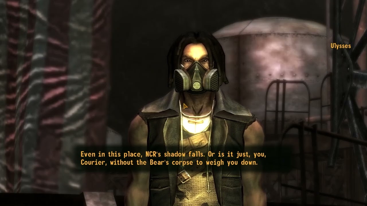 Fallout:New Vegas Lonesome Road-Confront Ulysses/Rescue ED-E/Blow myself up/fall and die/game crash
