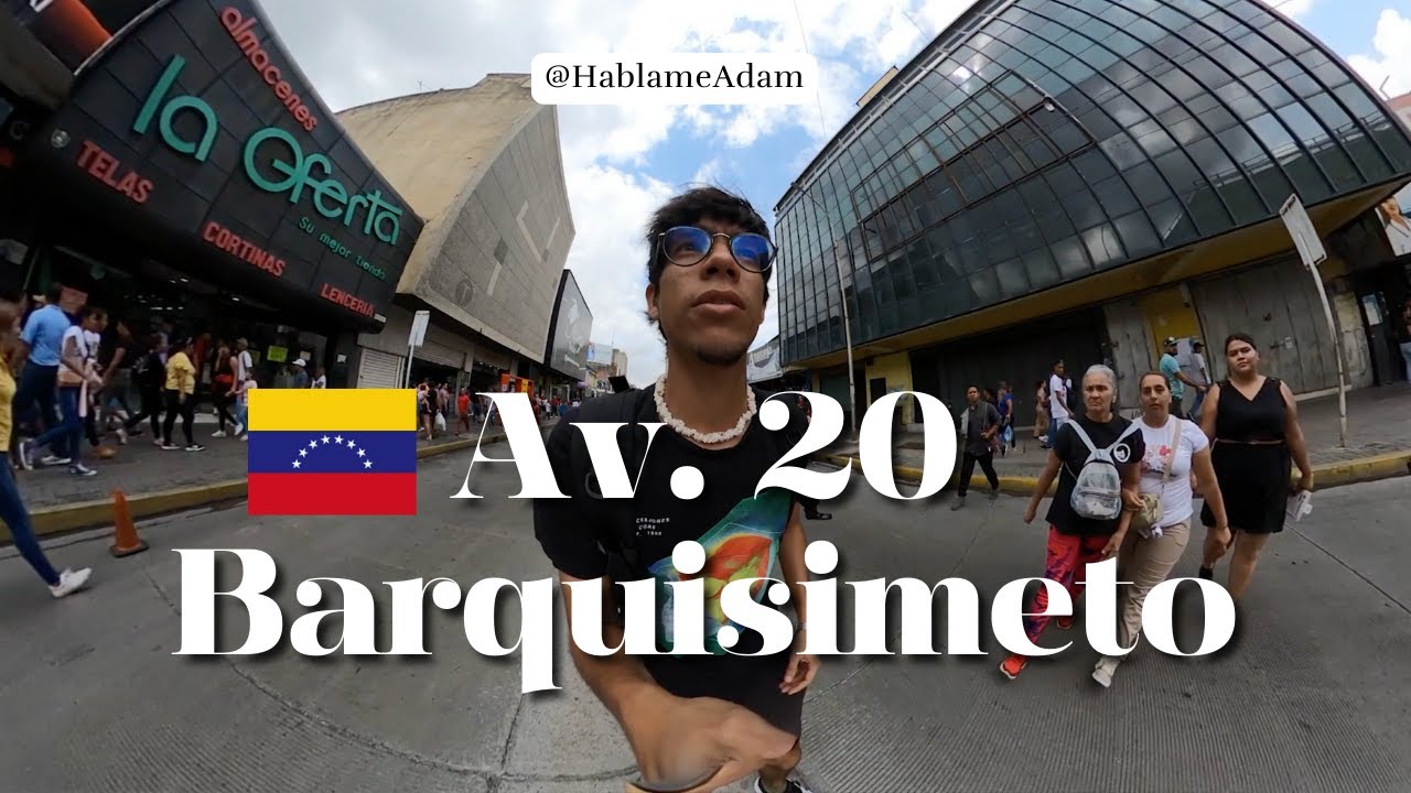 Asi está actualmente LA AVENIDA 20 DE BARQUISIMETO - COMPRAS NERVIOSAS A ULTIMA HORA