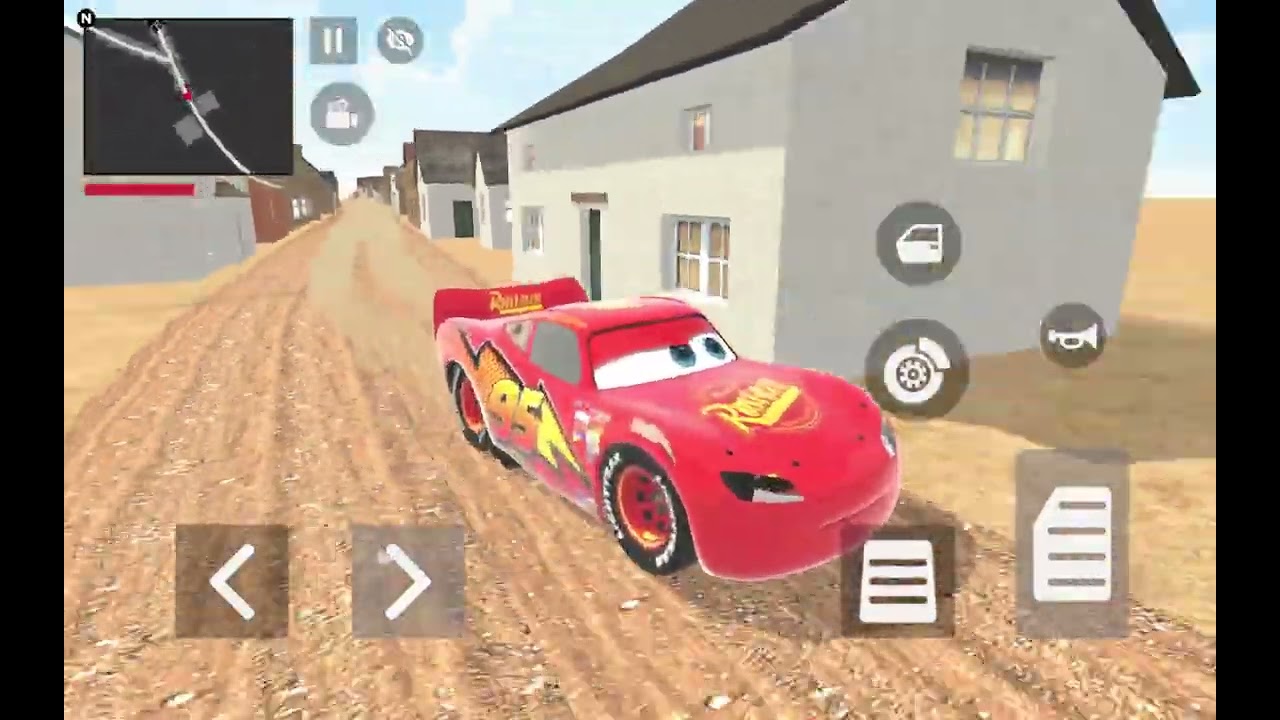 Pixar Cars 1 Mods in Indian theft auto simulator Android Mods Models
