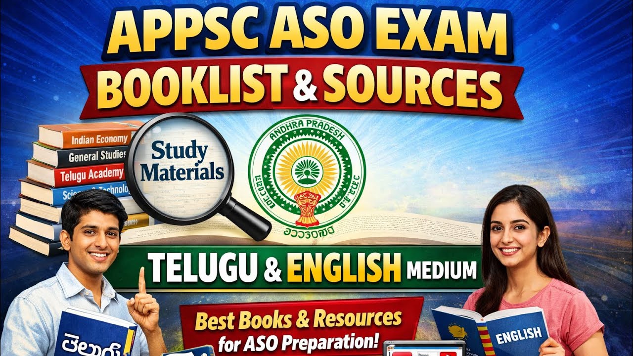 ASO exam booklist & sources #appsc #aso #books #booklist #statistics #generalstudies #sources