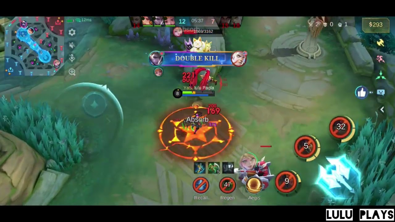 12 kills+1 assists!! Hanabi 12 kills and 1 assists in a solo ranked match | Watch the full gameplay