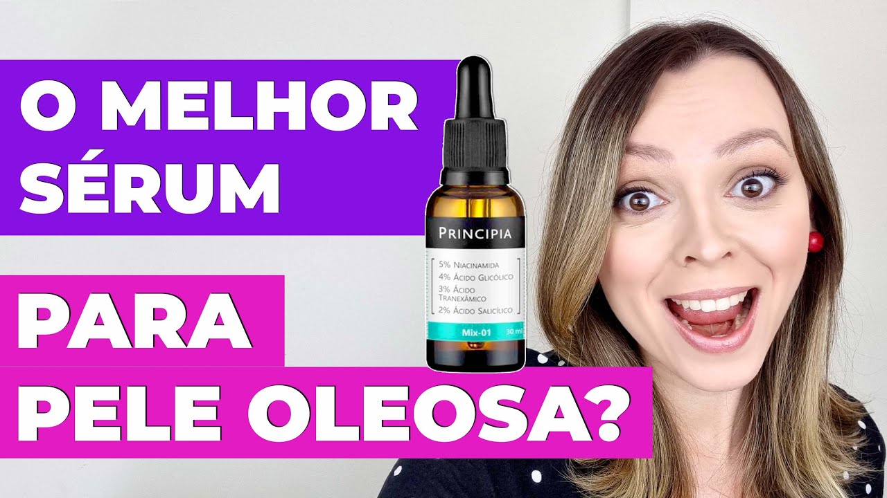 MIX-01 Principia: Niacinamida, Ácido Glicólico, Ácido Salicílico - Funciona na PELE OLEOSA? RESENHA