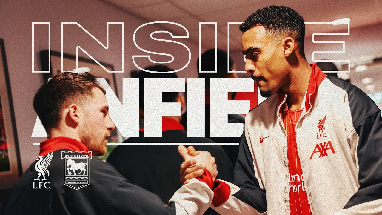 Inside Anfield: Brilliant tunnel cam | Liverpool 4-1 Ipswich Town