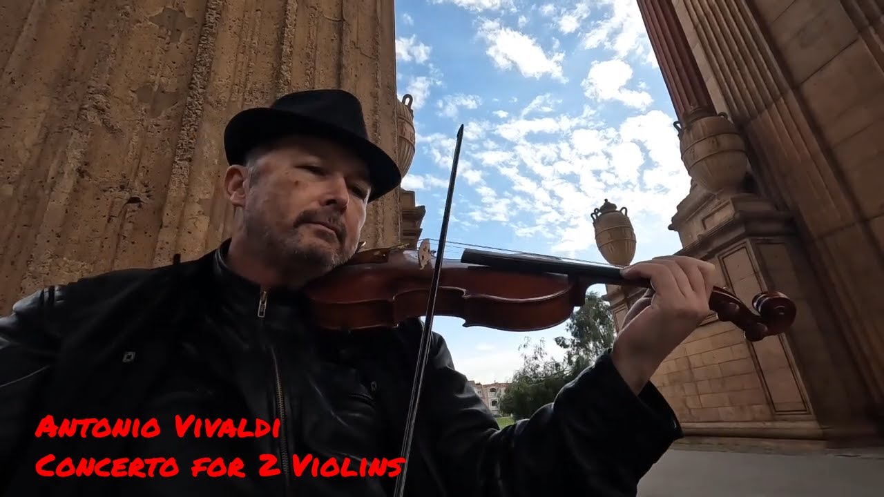 Bencasso – Vivaldi Concerto for Two Violins in A Minor | Palace of Fine Arts Busking SFAC Supported