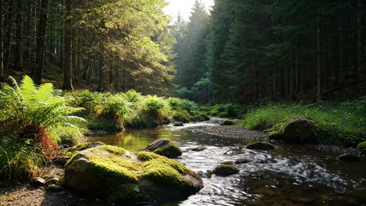 Flowing River Dreamscape – Water Ambience for Calm Nights