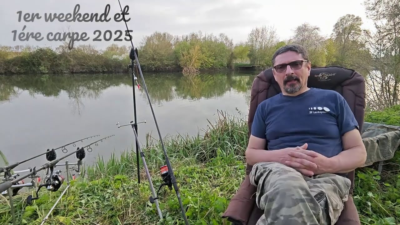 1er weekend de PÊCHE à la CARPE en RIVIÈRE