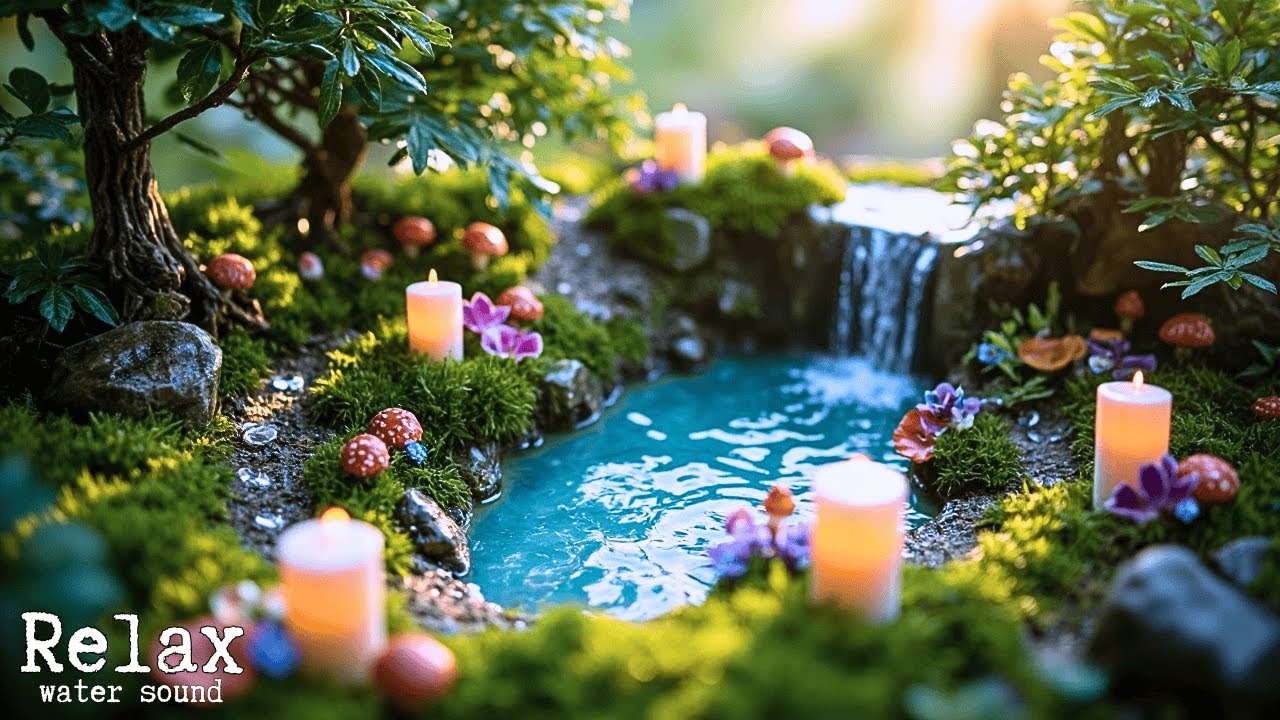 Healing Piano with Flowing Water Sounds 🌿 Insomnia Relief, Calm Anxiety & Deep Relaxation