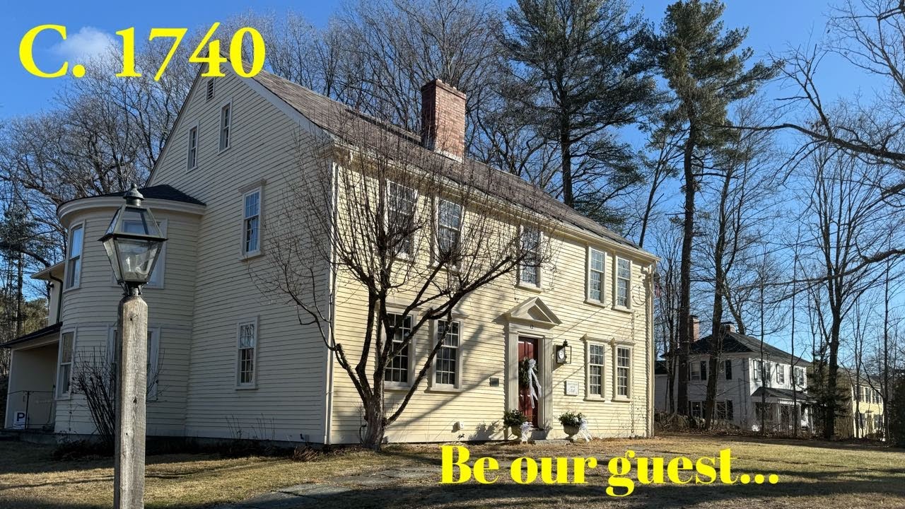 Grout-Heard House, c. 1740, Wayland, MA: a Cordial Welcome is Extended - History Bites: New England