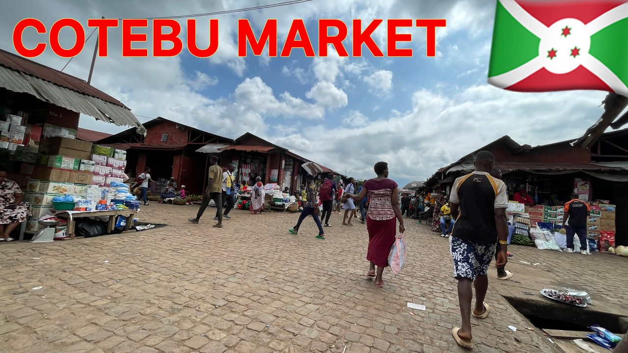 Inside COTEBU Market 🇧🇮 | Real Life in Bujumbura, Burundi
