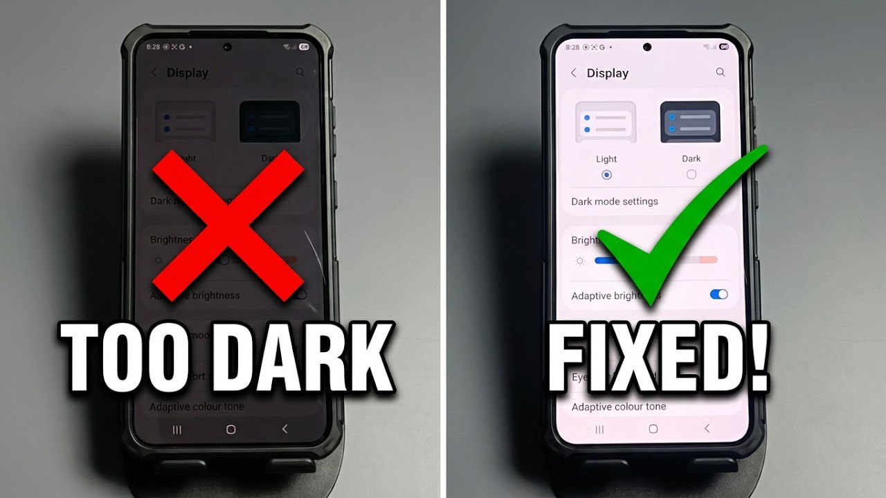 Как быстро исправить тусклый экран на Samsung Galaxy даже при максимальной яркости