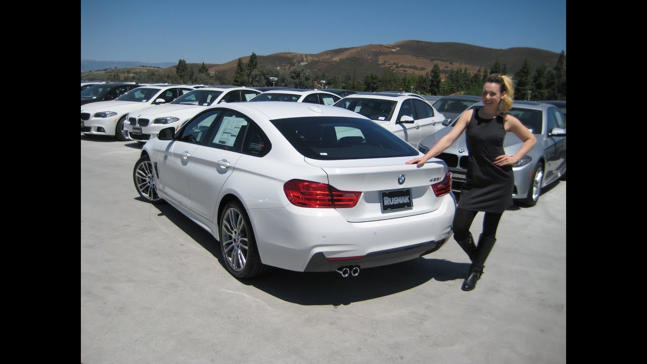 NEW BMW 428I Gran Coupe M Sport - 19" M Wheels Review - Coral Red Interior!