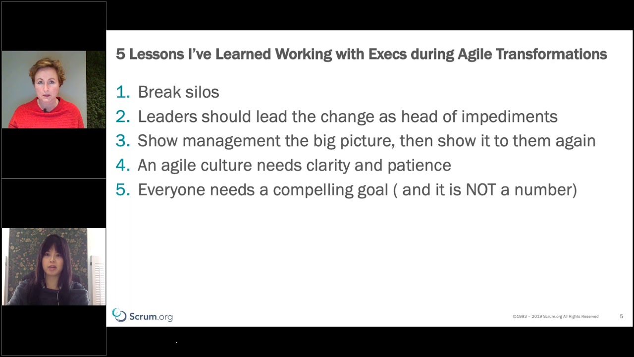5 Things I Learned with Executives during Agile Transformations