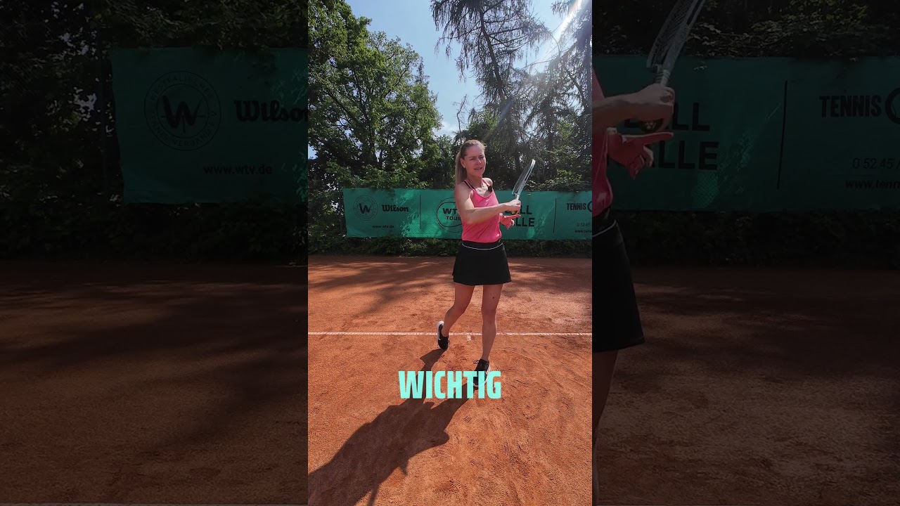 Die nicht schlagende Hand z&auml;hlt! 💥🎾 #tennistipps #tennis #tennistraining #tennisspieler #technik