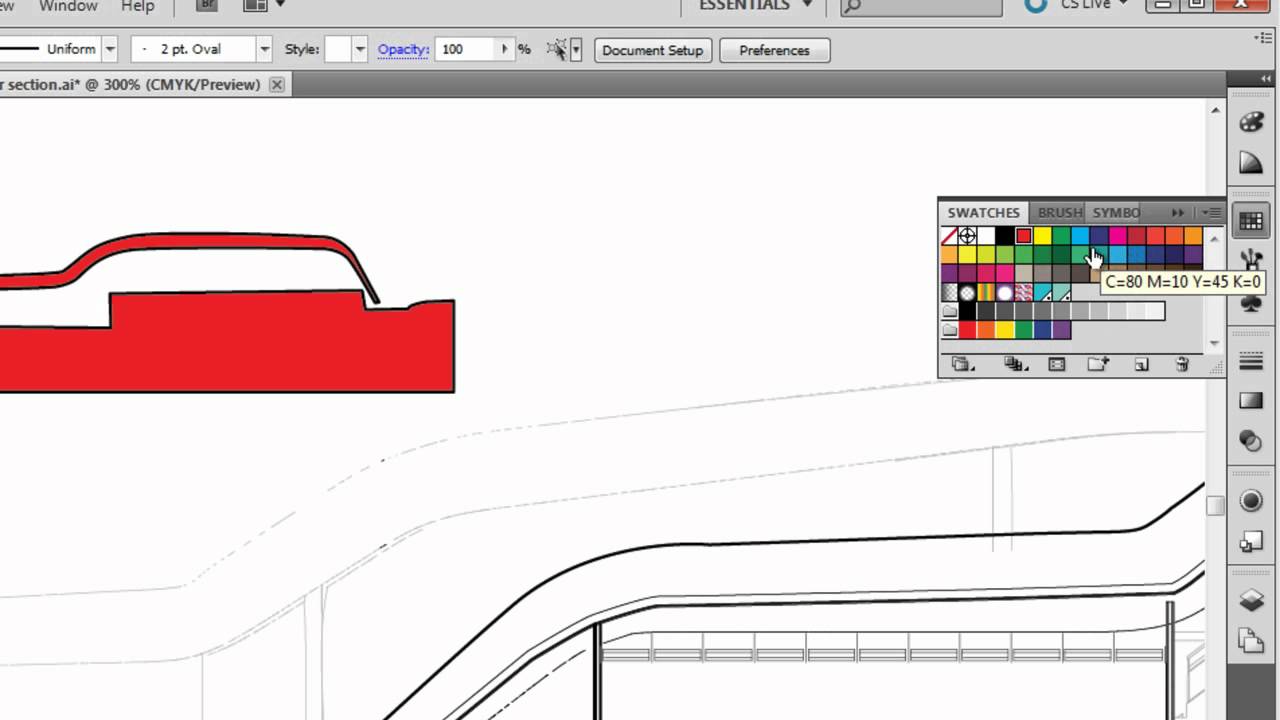 Video 18  Strokes, Fills and Patterns // Swatches and Fills [Adobe Illustrator CS5]