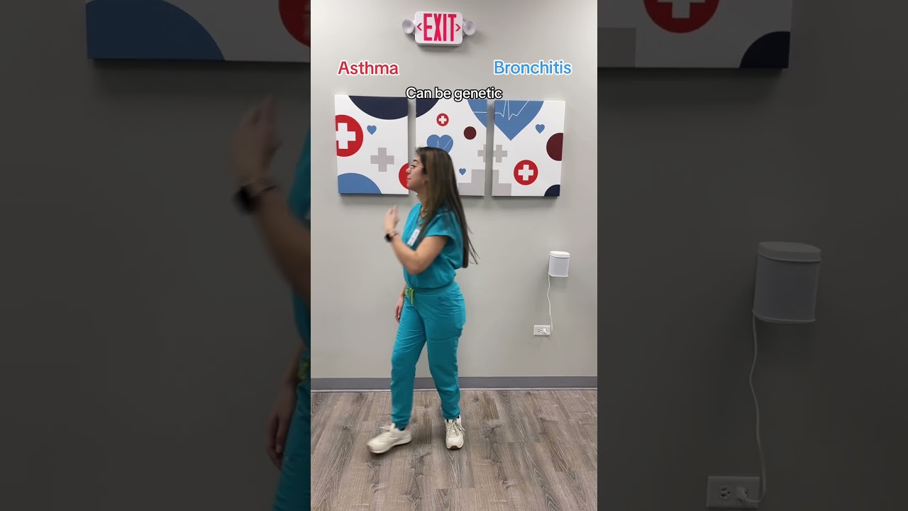 Asthma vs. Bronchitis! #shortsfeed #shortsviral #youtubeshorts #health #shortvideo #doctor