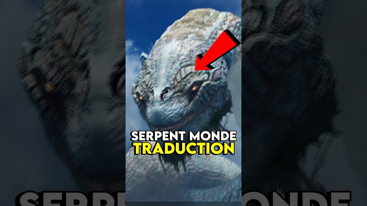 On sait enfin ce que le serpent monde disait dans God of War ! #godofwar