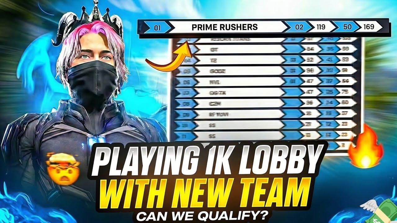 PLAYING 1K GRAND FINALS LOBBY 🥶 WITH NEW TEAM 😱 IGL POV 🔥 | BERLIN FF YT | 