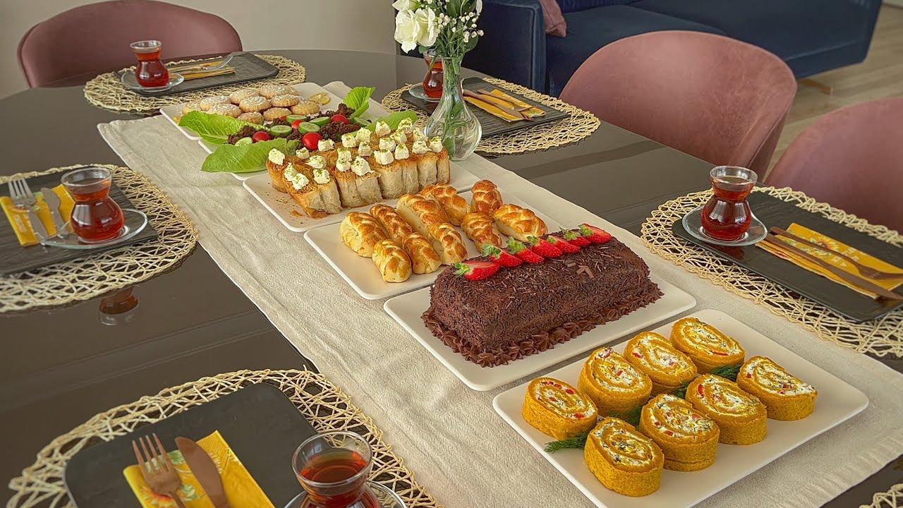 ПЯТЬ ЧАЙНЫХ РЕЦЕПТОВ/ 6 видов пяти чайных лакомств/Гостевое меню