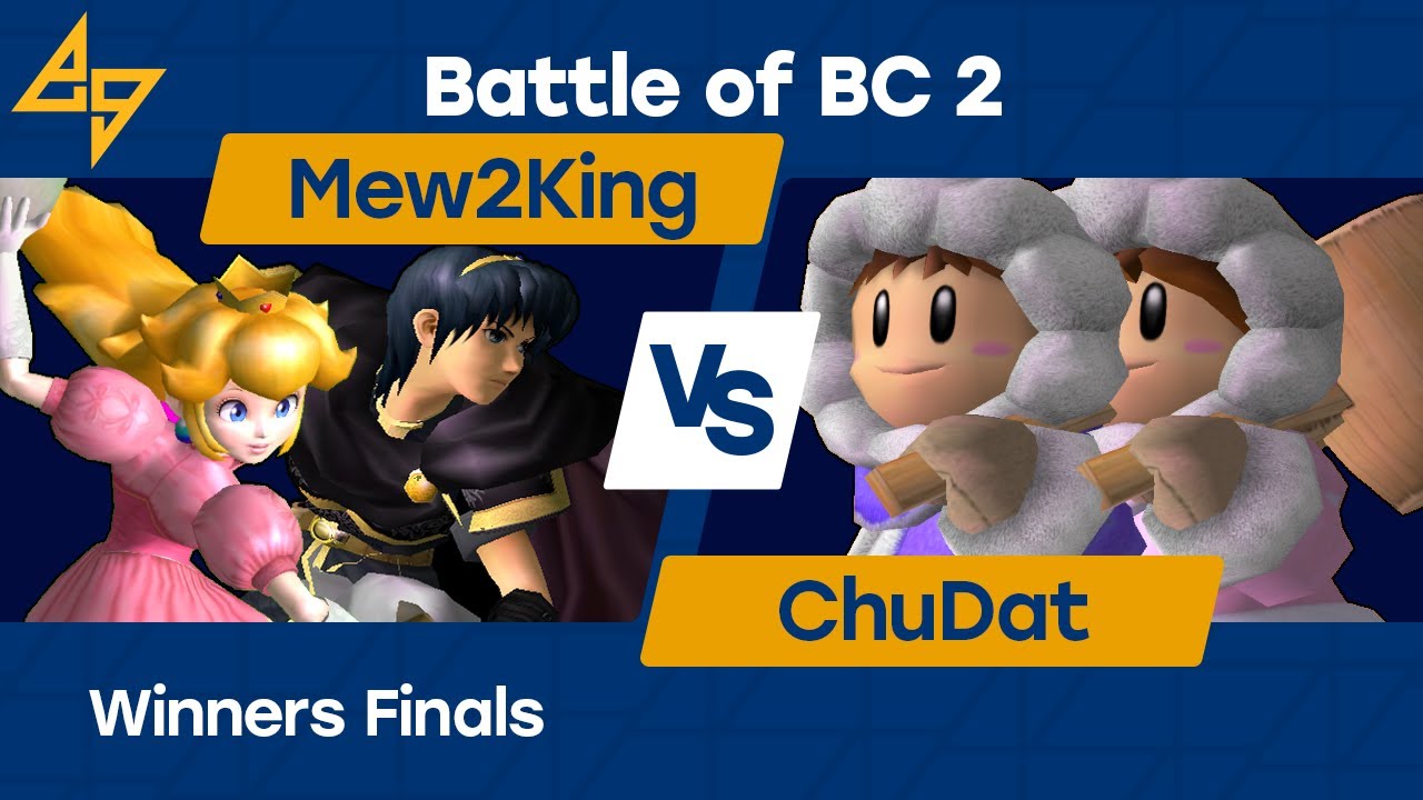 BoBC2 | FOX MVG | Mew2King (Marth, Peach) vs. VGBC | ChuDat (ICs) | SSBM Winners Finals