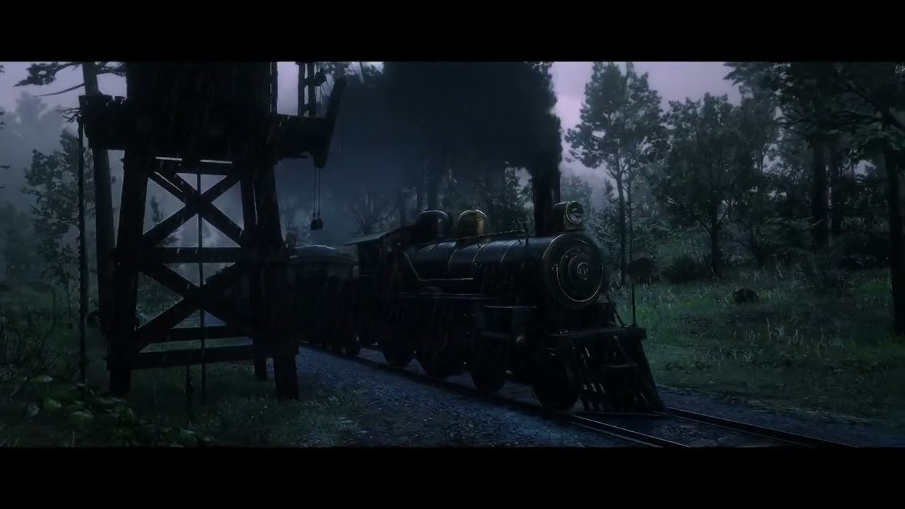 (RAIN SOUND) TRAIN RIDE  to help with Sleep,Anxiety,and Depression