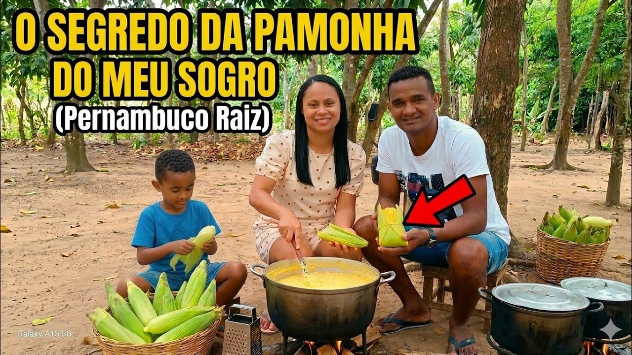 Pamonha" macaxeira" costela bovina  "vaca atolada, e muita alegria com a família da minha  esposa..