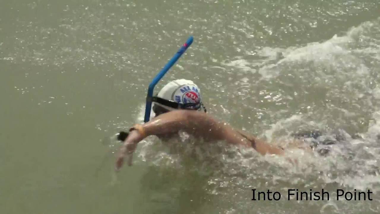 PON XIX 2016 10.000 Meter Men Finswimming: Rodrick Luhur (Gold Medal)