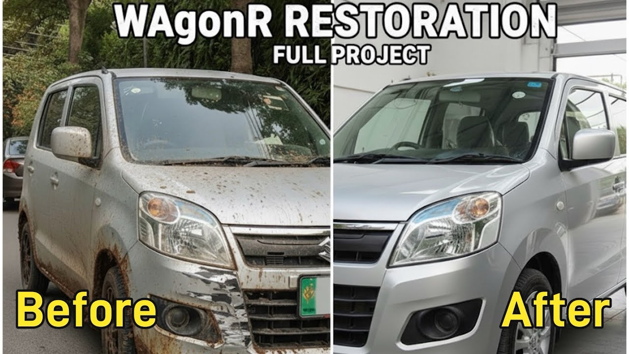 Suzuki WagonR | Complete Restoration | Before and After | 2018 Model