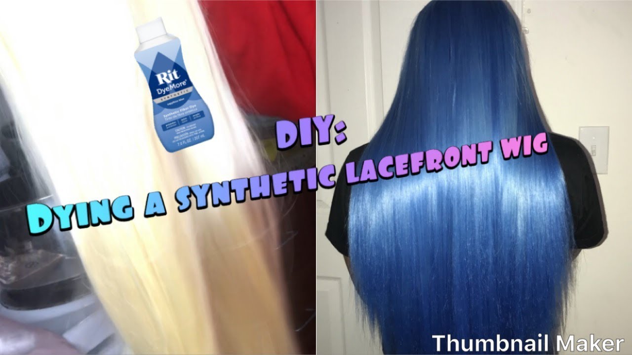 DIY: DYING A SYNTHETIC WIG!!! FT. EEWIGS