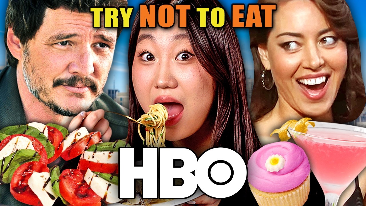 Try Not To Eat - HBO (Succession, Last of Us, The Sopranos) | People vs Food