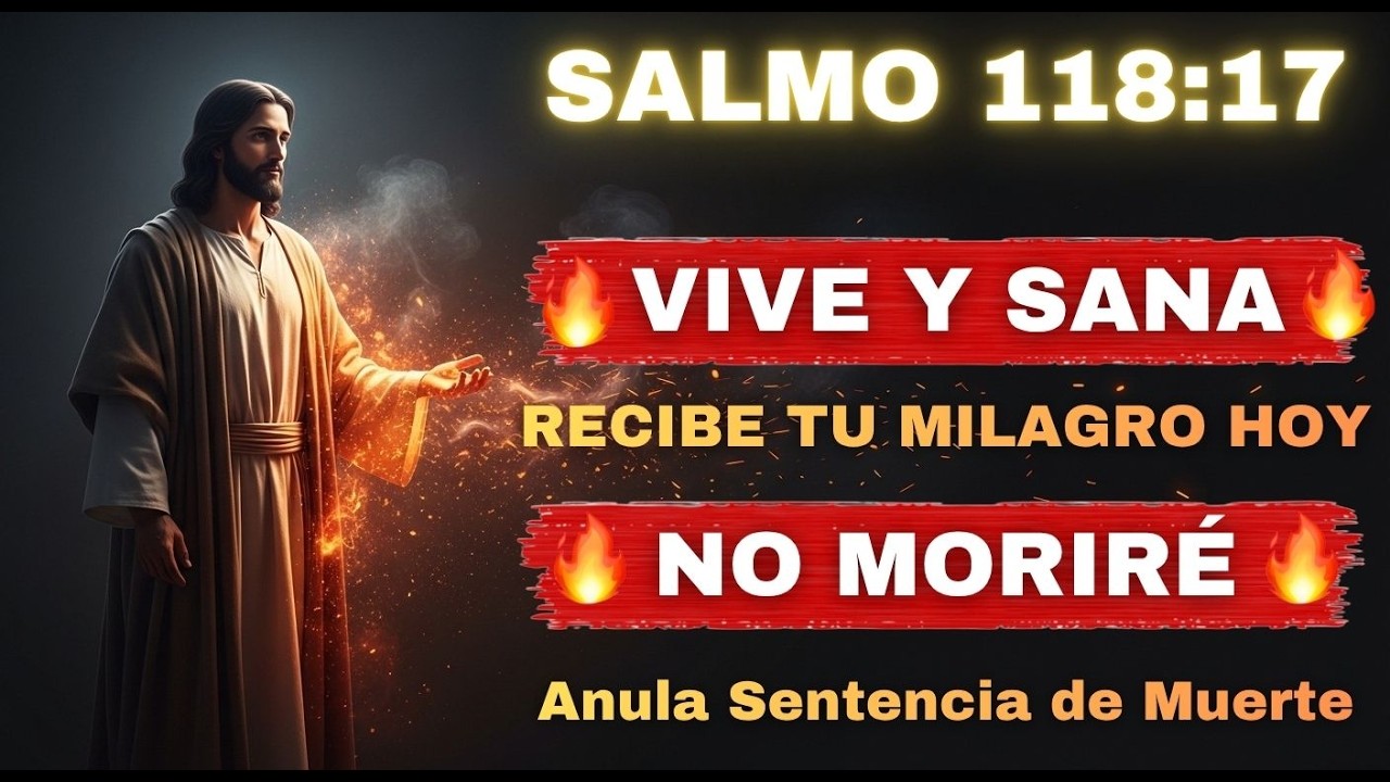 ✨ Salmo 118:17: ¡PROFETIZA VIDA Y DERROTA LA MUERTE! RECIBE TU MILAGRO.