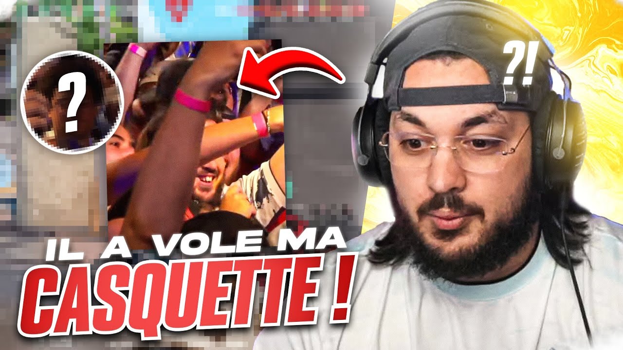 Cet abonné m'a volé ma casquette à la Watch Party ? Mon garde du corps le menace !