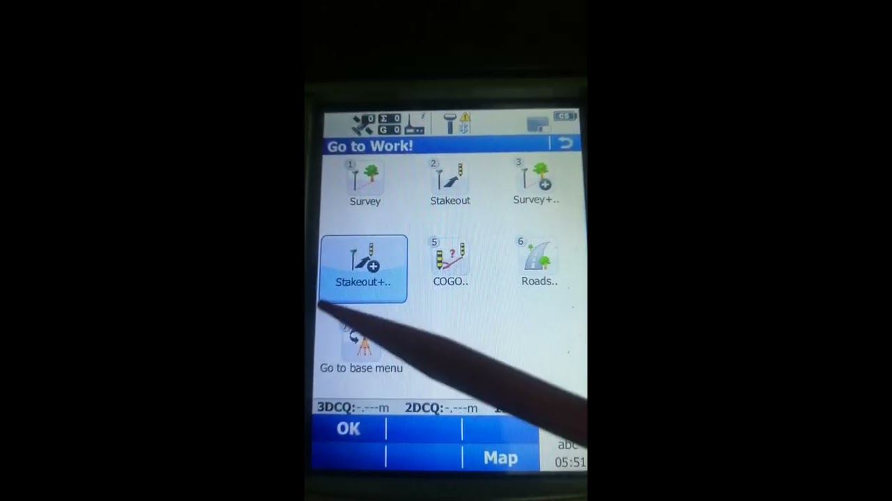 Survey Plus in Leica GPS GS14 Part-9