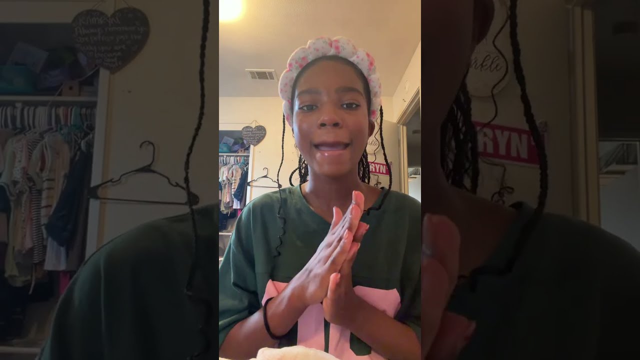 Do my hair and makeup w/me for school! 🏫 ✨🤭🎀 #grwm #hairstyles #makeup #lifestyle #tweening 