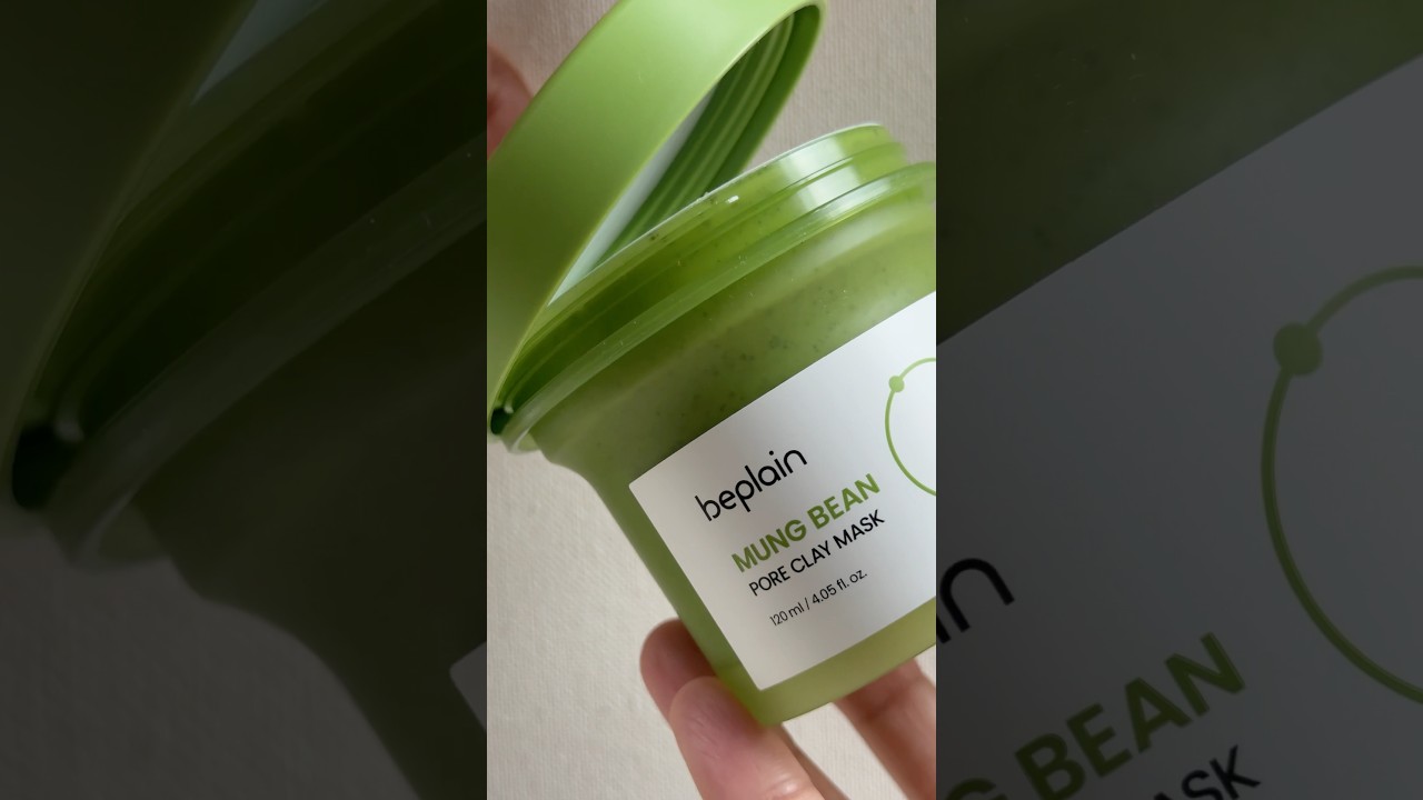 Beplain mung bean pore clay mask | Korean face masks, clay masks, pore cleansing, kbeauty