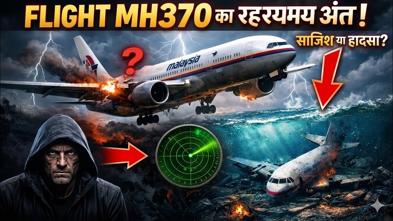 क्या हुआ था ? Flight ✈️ MH 370 के साथ। unsolved mysteries Maleshiya 370 