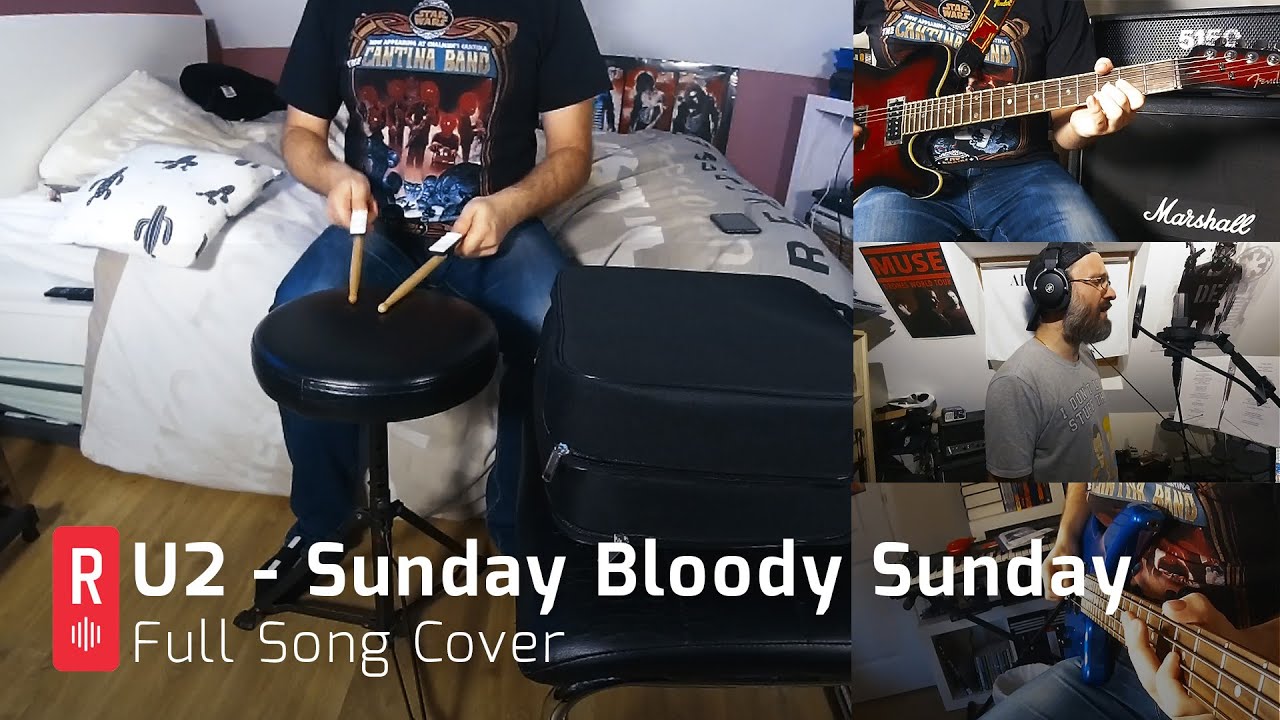 U2 - Sunday Bloody Sunday - Full Song Cover with Senstroke Sensors