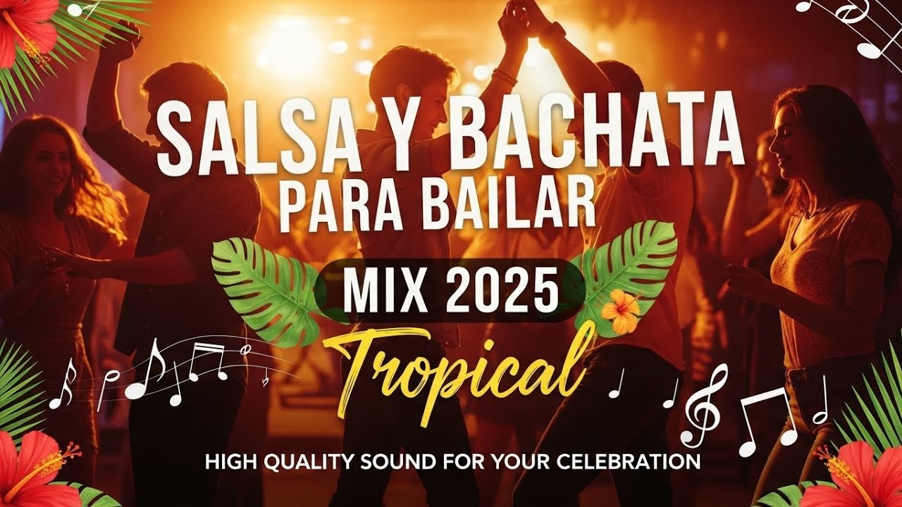 🔊 Salsa y Bachata Para Bailar: Mix 2025 Tropical | High Quality Sound for Your Celebration 🌴